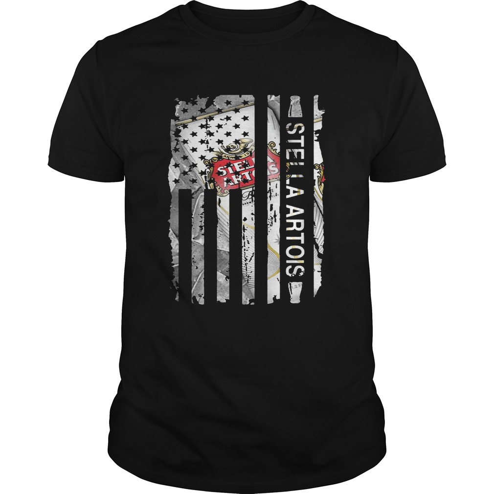 Stella Artois US flag shirts