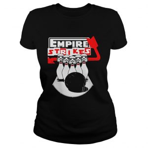 Stormtrooper bowling Empire strikes Star Wars ladies tee