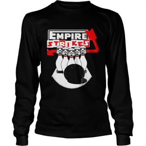 Stormtrooper bowling Empire strikes Star Wars longsleeve tee