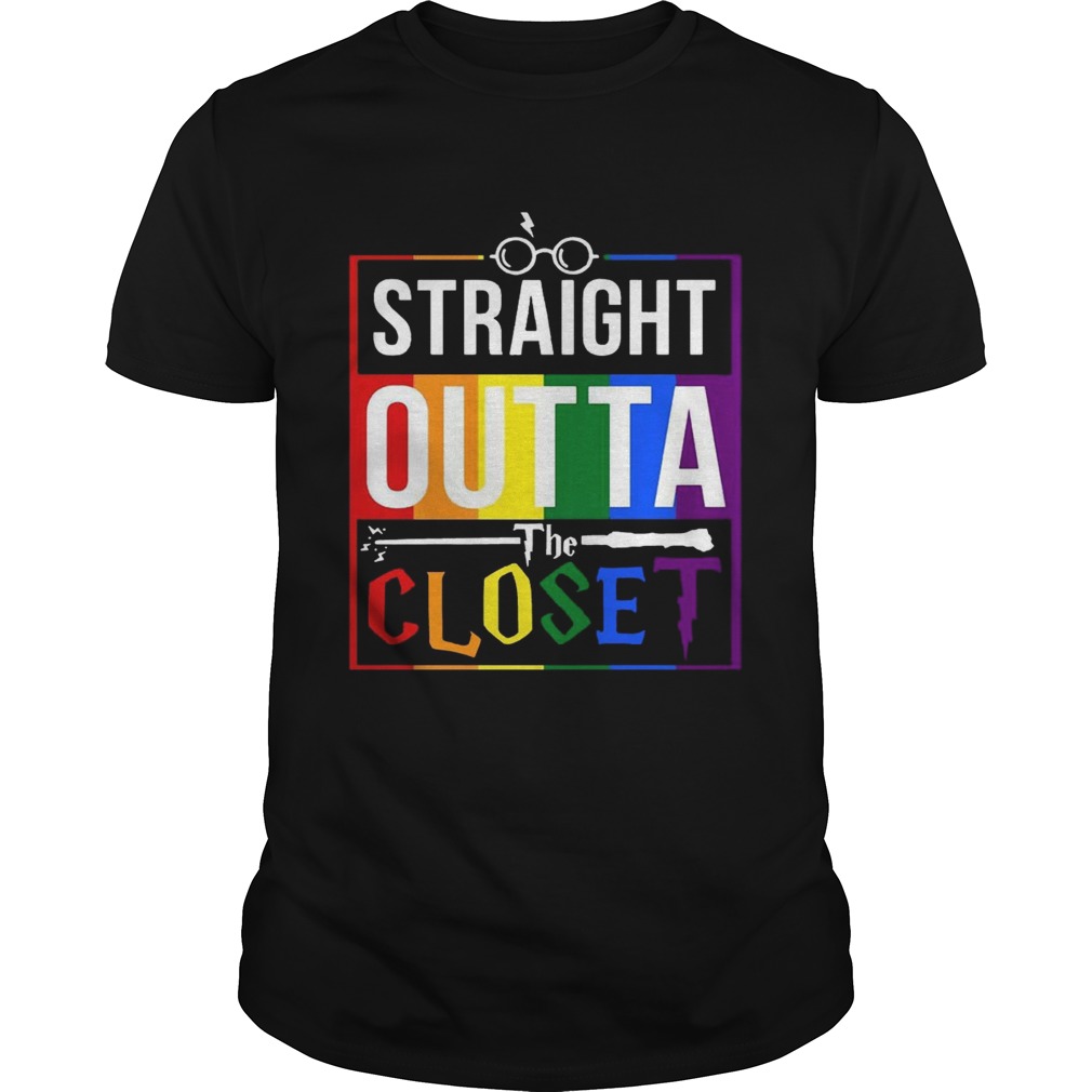 Straight Outta The Closet Pride LGBT T-shirts