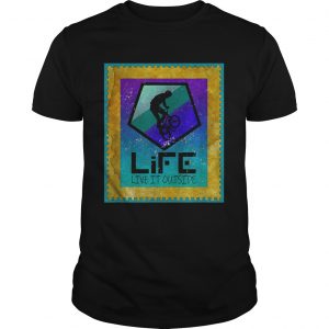 Stunt Cyclist on Life live it outside unisex