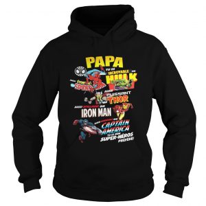 Superhero Daddy Marvel Comic Characters hoodie