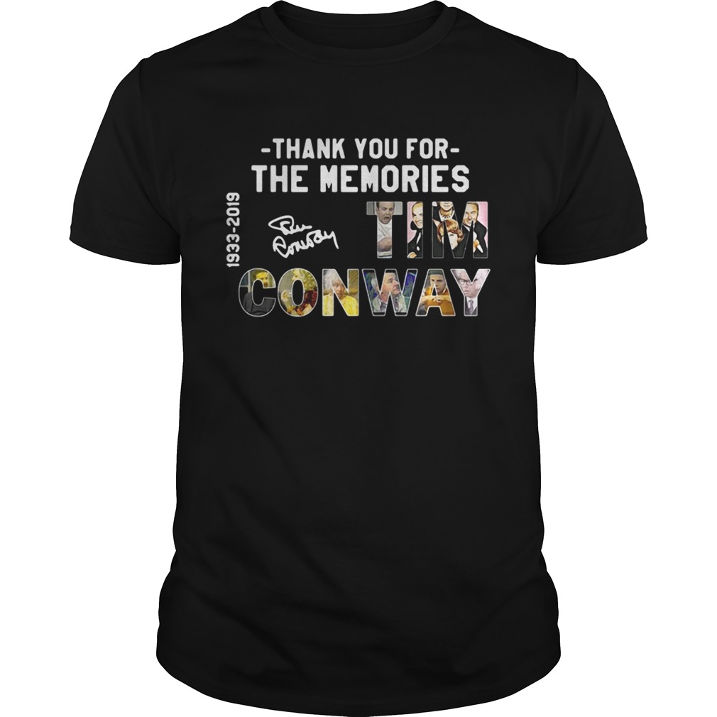 Thank you for the memories Tim Conway 1933 – 2019 shirts