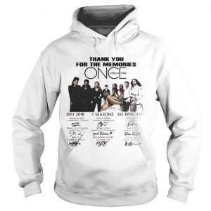 Thank you for the memories once upon a time hoodie