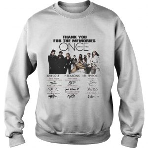 Thank you for the memories once upon a time sweatshirt