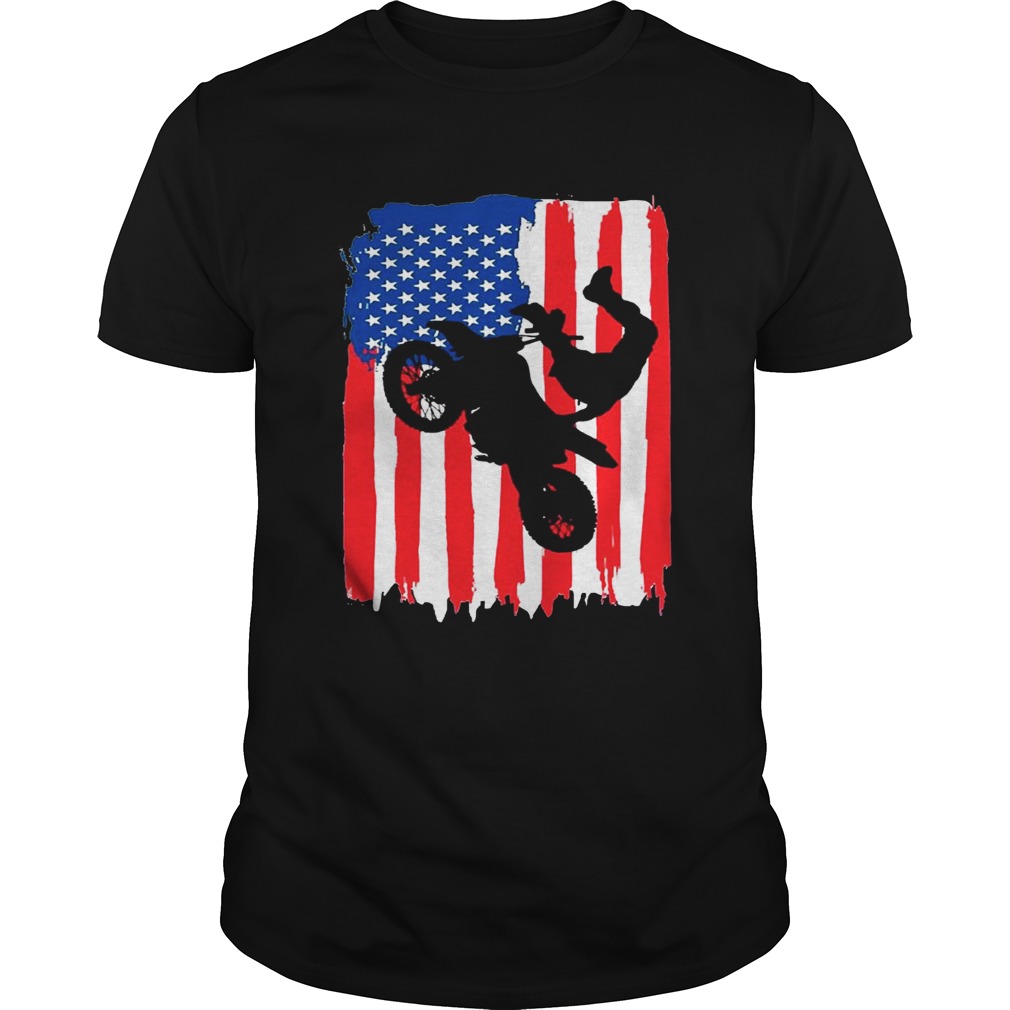 The Freestyler Dirt Line Motor American Flag Shirts