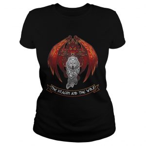 The dragon and the wolf Game of Thrones ladies tee