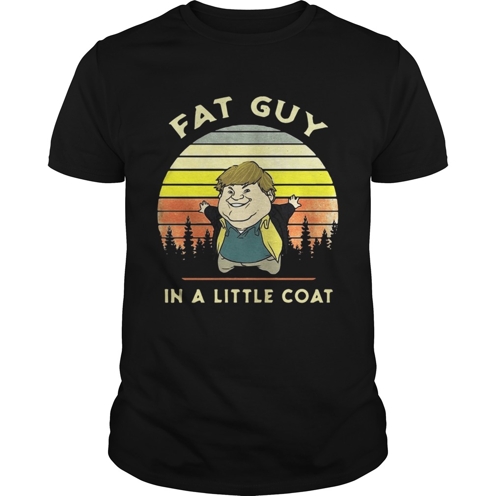 Tommy Boy fat guy in a little coat retro shirts