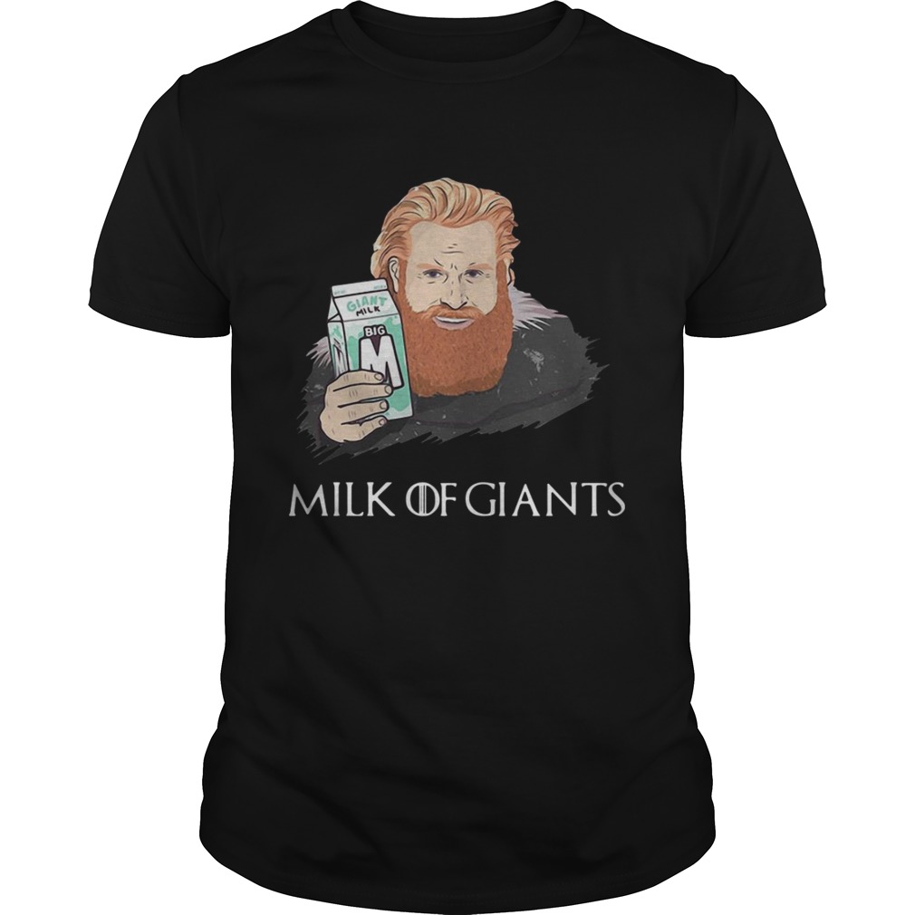 Tormund Milk of Giants shirts