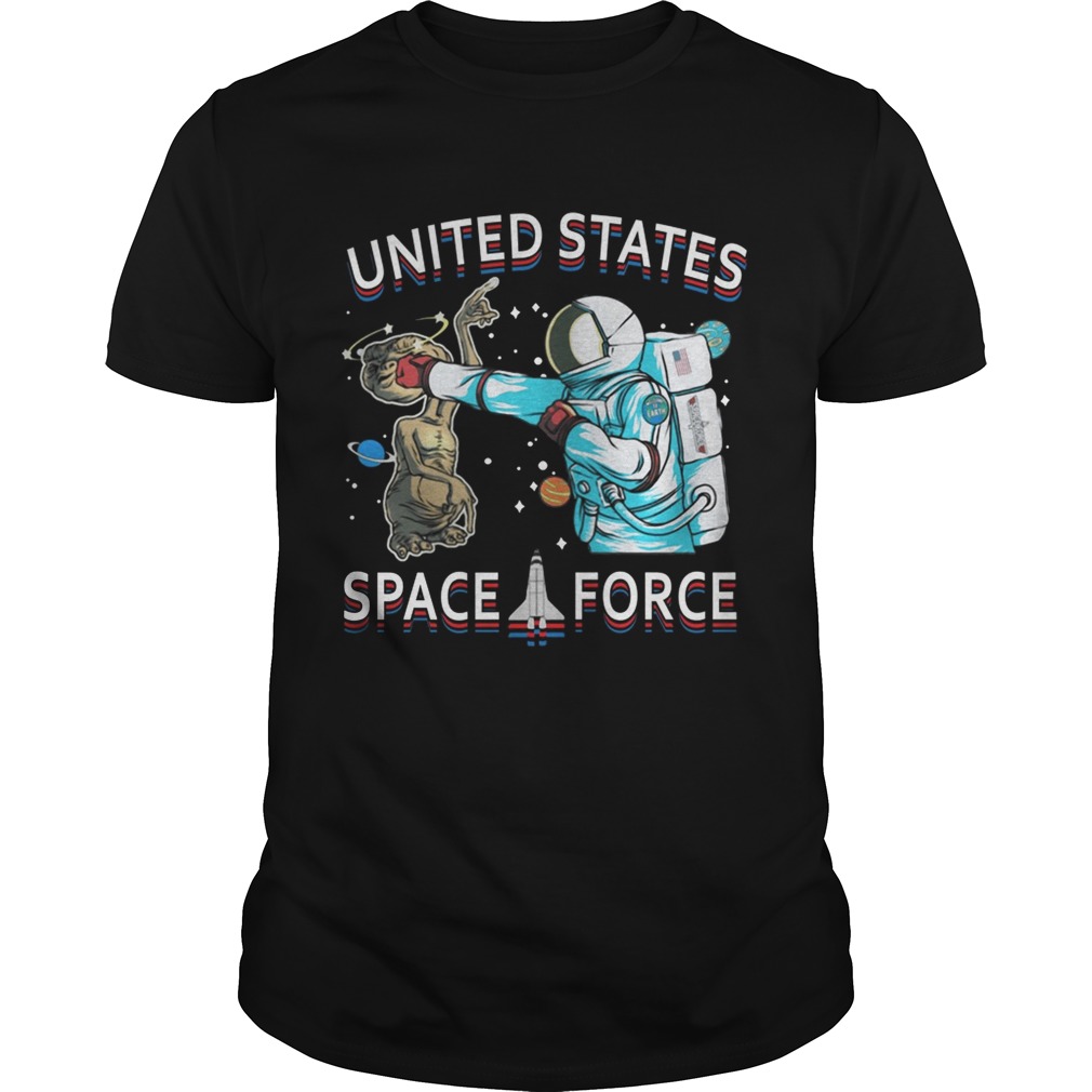 United States space force astronaut punching alien shirts