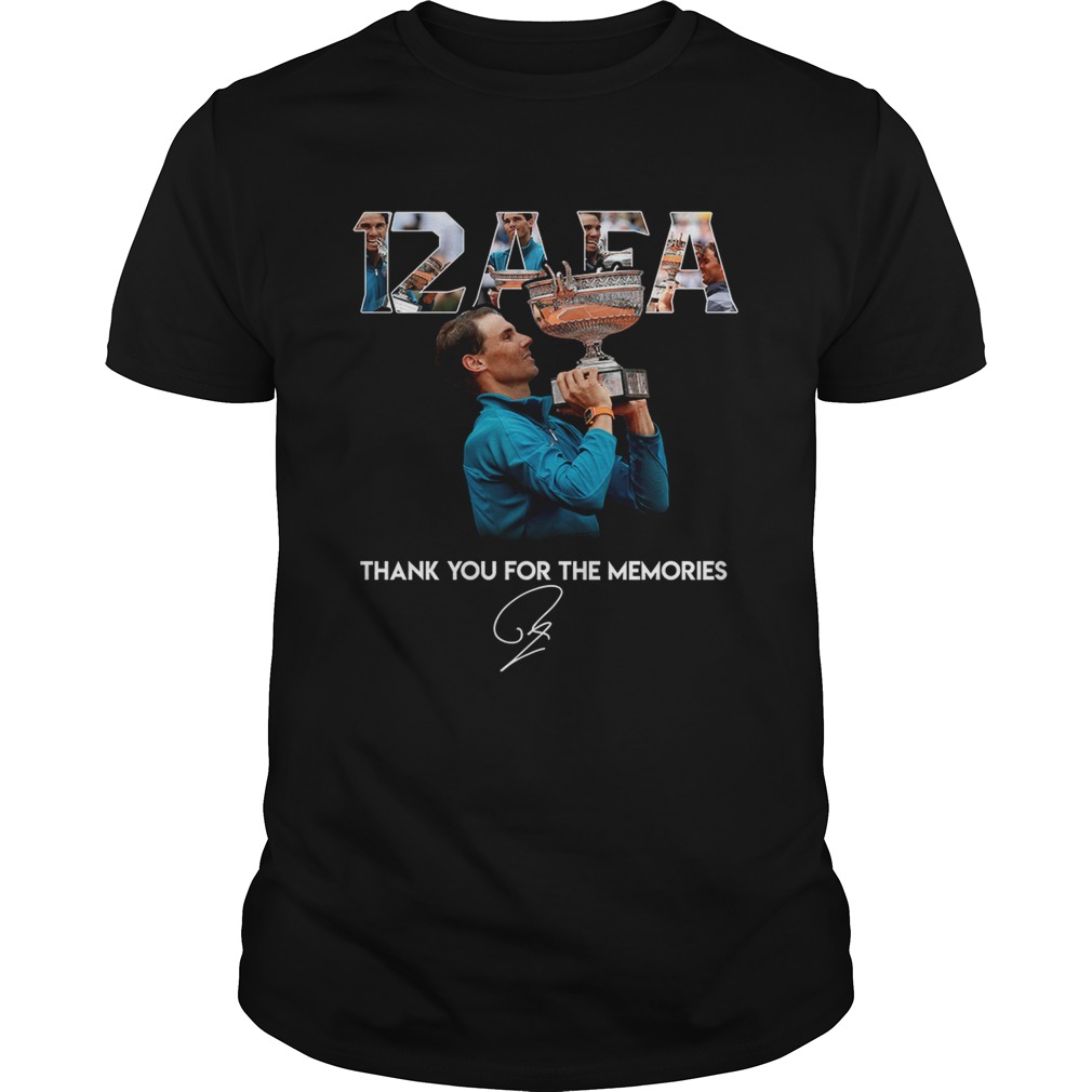 12 AFA Roland Garros thank you for the memories shirt