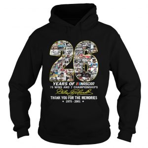 26 years of Nascar 76 wins and 7 championships Dale Earnhardt hoodie