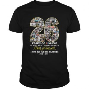 26 years of Nascar 76 wins and 7 championships Dale Earnhardt unisex