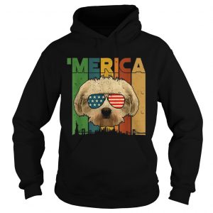 4th Of July Gifts Patriotic Maltese merica hoodie