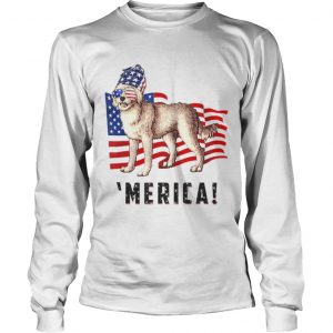 4th of July Cockapoo Dog Merica longsleee tee