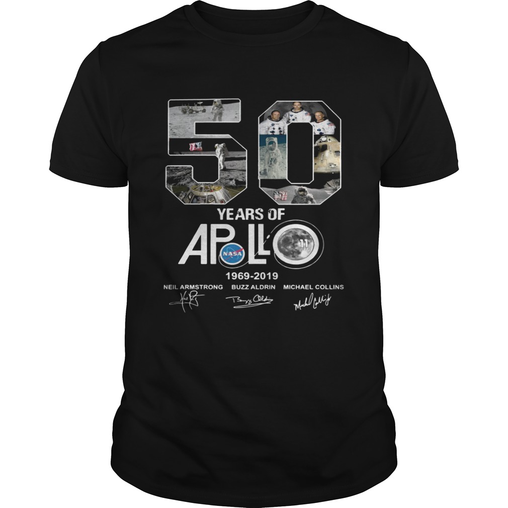 Apollo 50th Anniversary 1969 2019 shirt