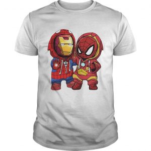 Baby Iron Man and baby Spiderman unisex