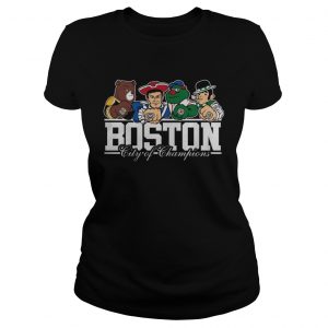 Boston Sports Teams city of champions ladies tee