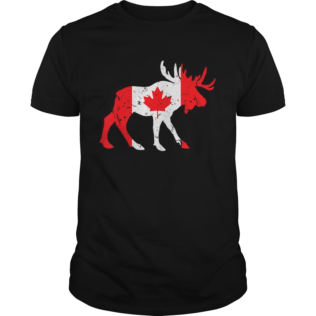 Canada Maple Leaf Animal Canadian Flag Happy Canada Day shirt