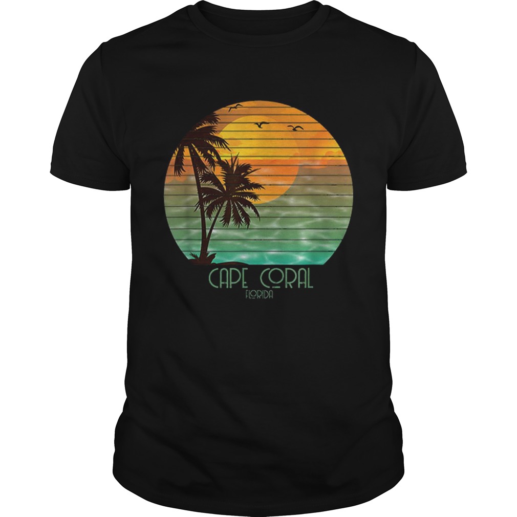 Cape Coral Florida Sunset Beach Summer Vacation Shirt