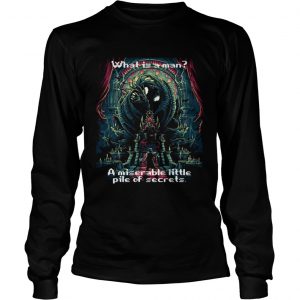 Castlevania what is a man A miserable little Pile of secrets longsleeve tee