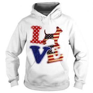 Chihuahua American Flag Patriotic Dog hoodie