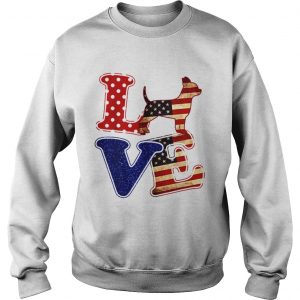 Chihuahua American Flag Patriotic Dog sweatshirt