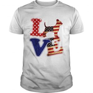 Chihuahua American Flag Patriotic Dog unisex