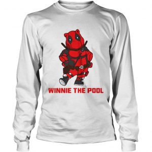 Deadpool and Pooh mashup Winnie the Pool longsleeve tee