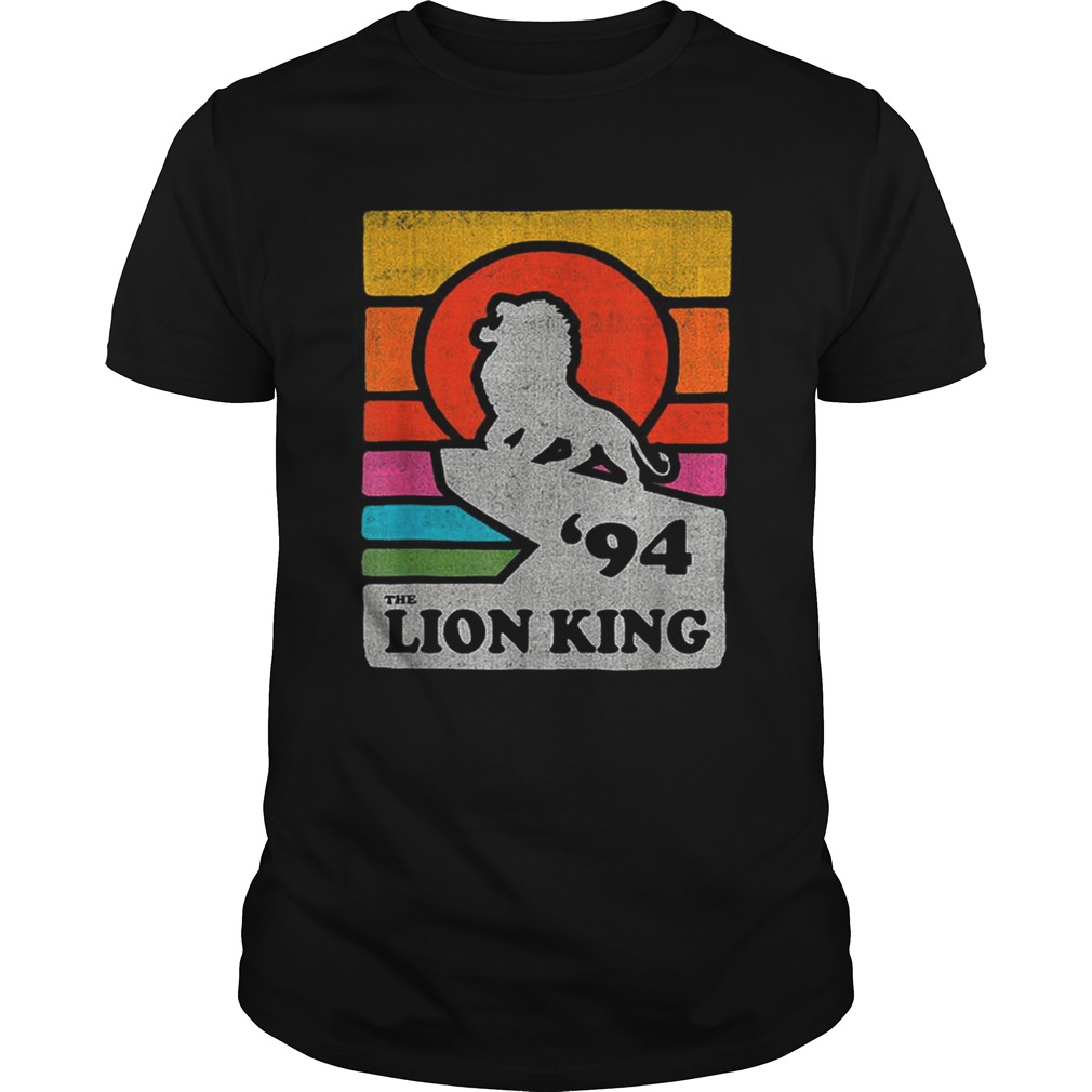 Disney The Lion King Pride Rock Retro Line shirts