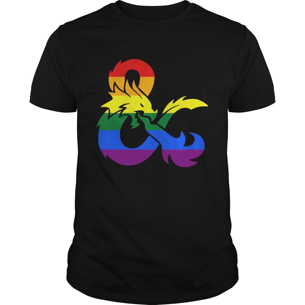 Donjons et Dragons Drapeau LGBT shirt