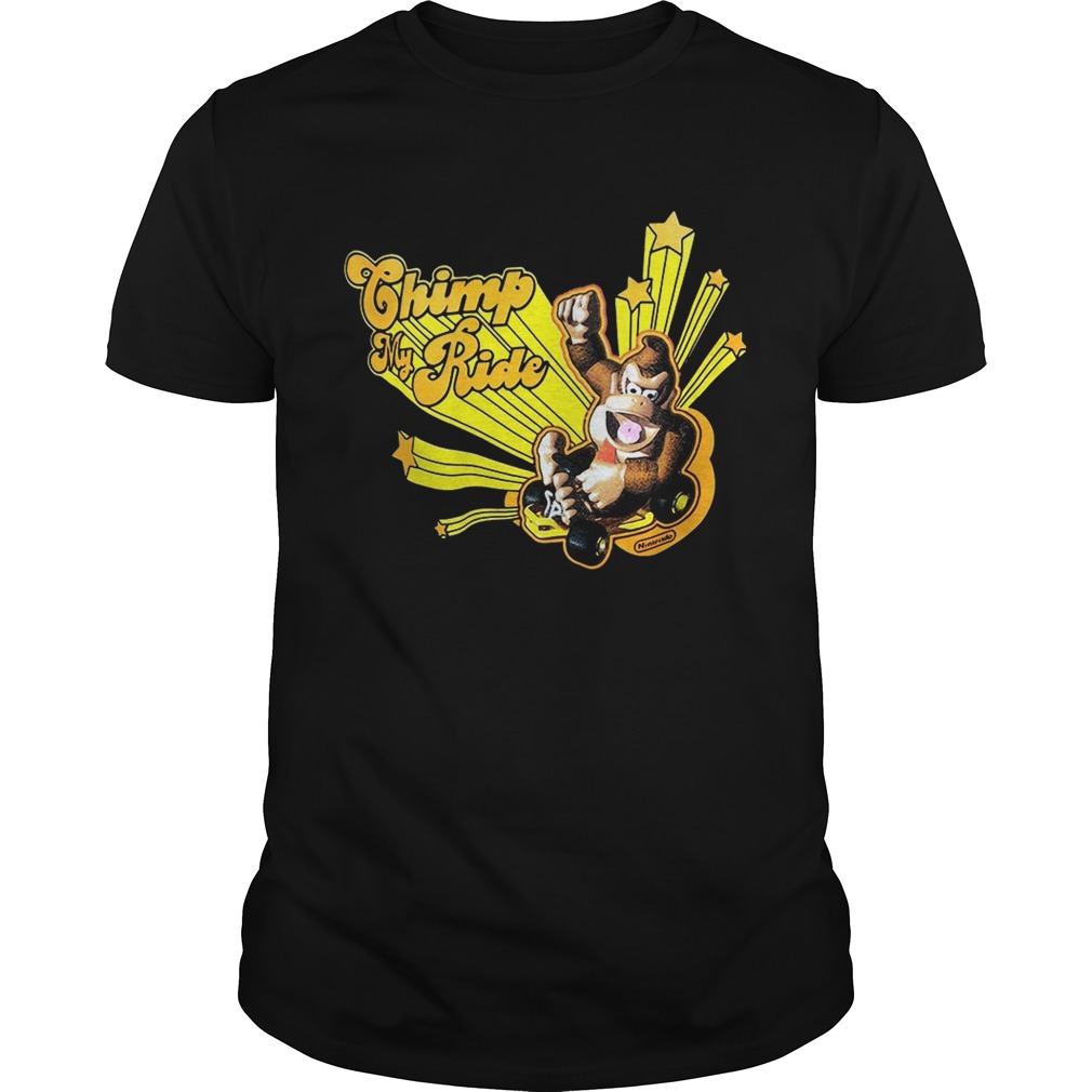 Donkey Kong Mario Kart Chimp my ride shirt