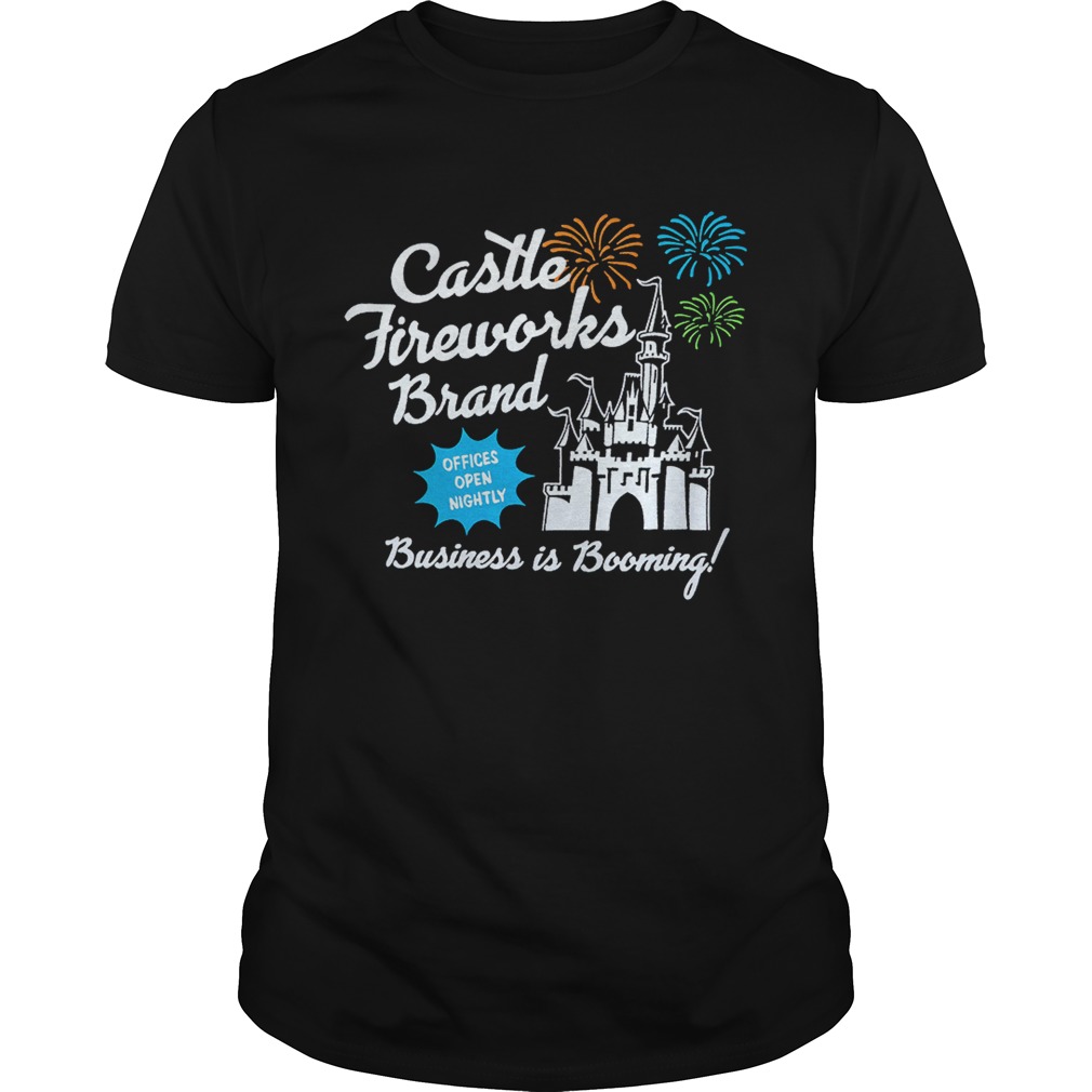 Fantasyland Castle fireworks brand business is booming shirt