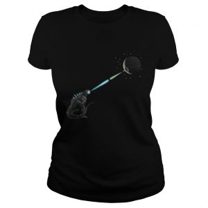 Godzilla vs Outer space ladies tee