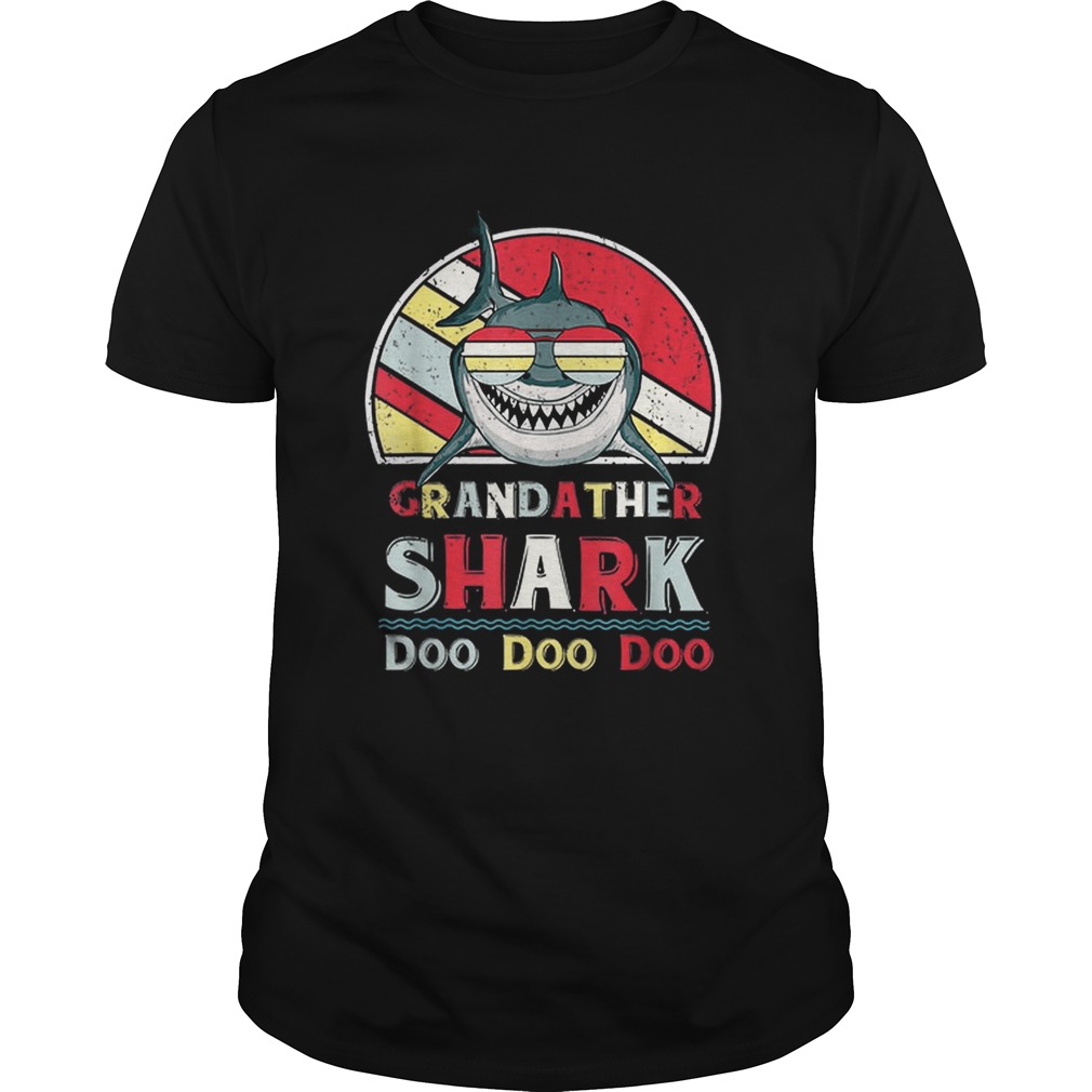 Grandfather Shark Doo Doo Doo Best Fathers Day shirts