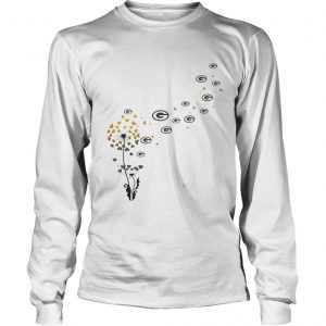 Green Bay Packers Heart Dandelion longsleeve tee