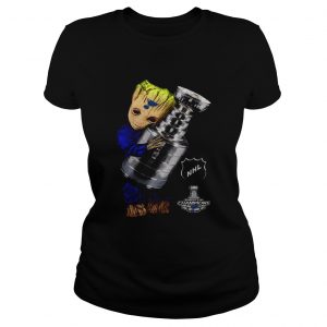 Groot hug Stanley Cup 2019 Champions St Louis Blues ladies tee