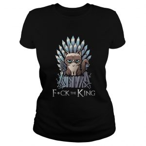 Grumpy Cat Fuck The King Game Of Thrones ladies tee