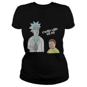 Hank Hill Bobby Hill Rick and Morty Wubba Lubba Dub Dub ladies tee