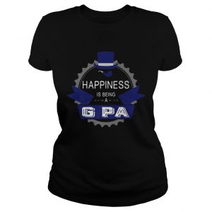 Happiness Is Being A G Pa Fathers Day Grandpa ladies tee