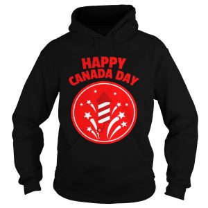 Happy Canada Day Fireworks hoodie