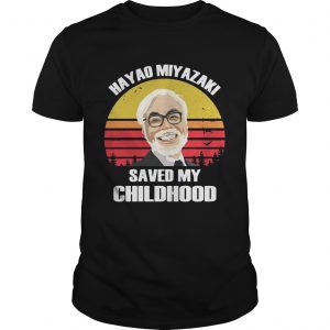 Hayao Miyazaki saved my childhood vintage sunset unisex