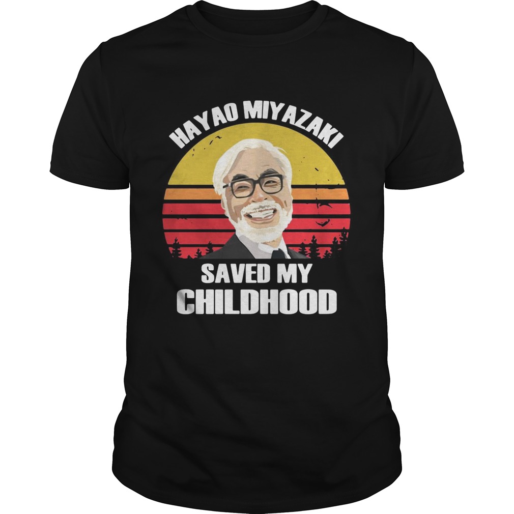 Hayao Miyazaki saved my childhood vintage sunset shirts