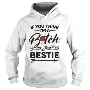 If you think Im a bitch you should meet my bestie hoodie