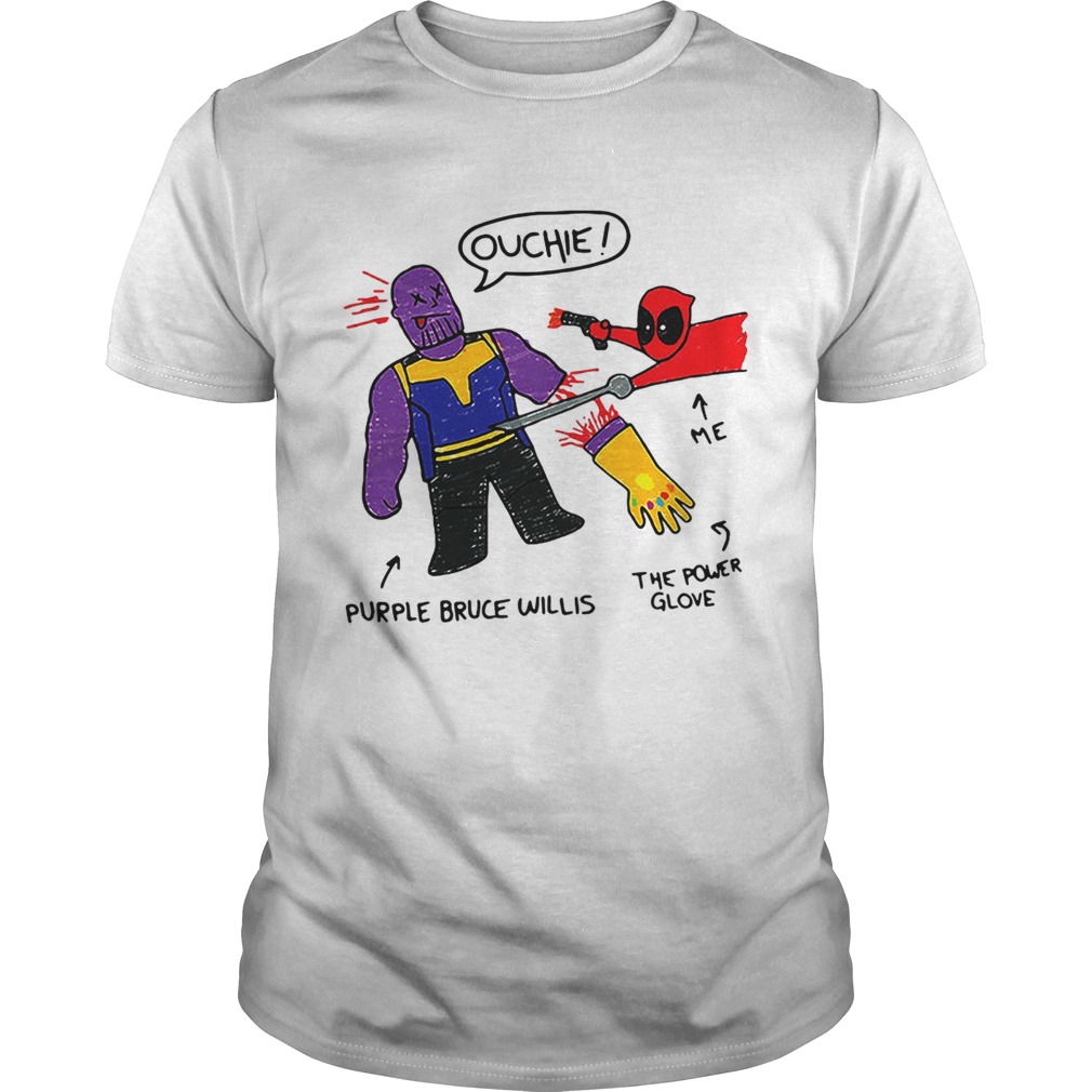 Infinity Doodle Deadpools doodle me the power glove and purple shirt