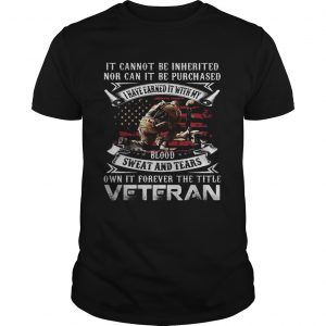 It cannot be inherited nor can it be purchased veteran unisex