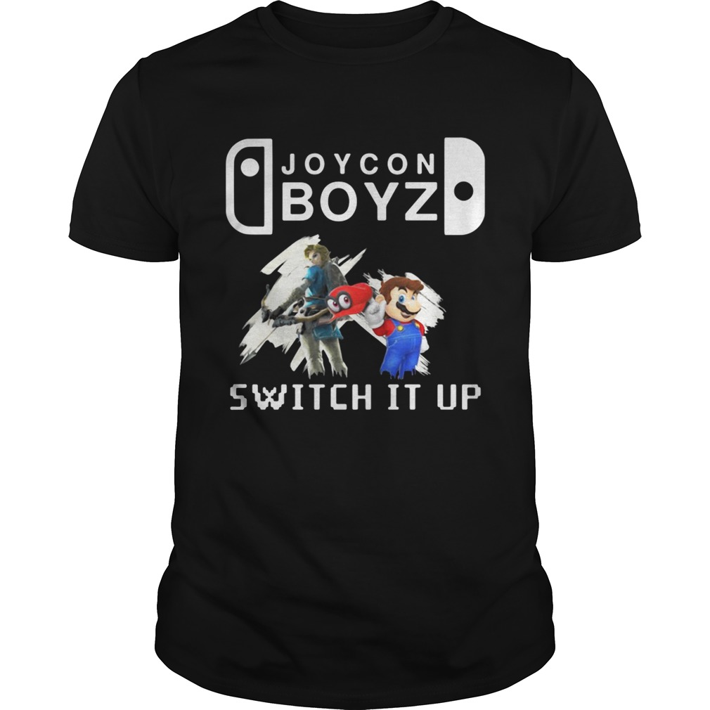 Joycon Boyz switch It up Mario shirt