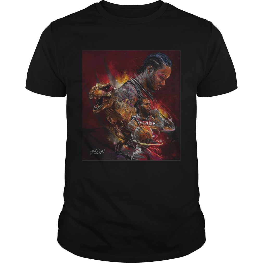 Kawhi Leonard Toronto Raptors Dinosaur shirt