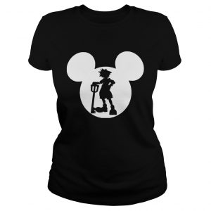 Kingdom Hearts Sora Keyblade Mickey Hat ladies tee