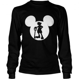 Kingdom Hearts Sora Keyblade Mickey Hat longsleeve tee